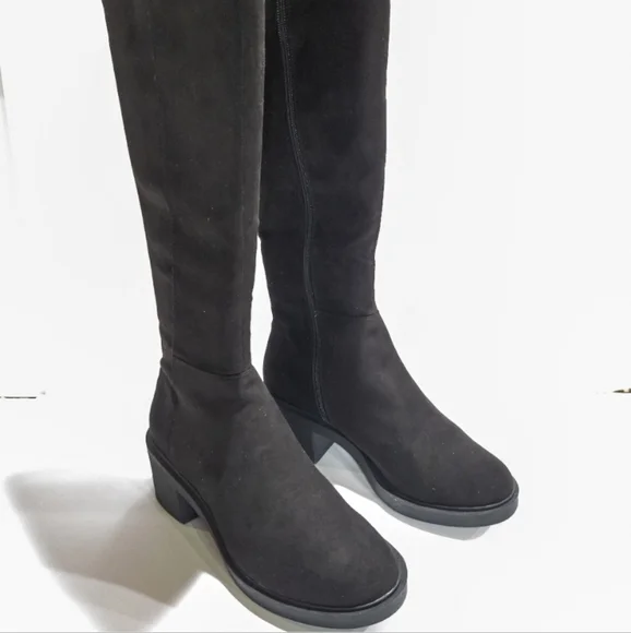 INC International Concepts Chrissie Dress Boots Micro Black - Picture 4 of 4